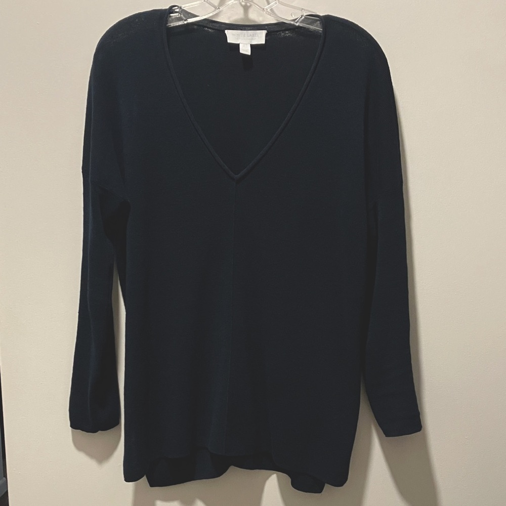 White Label flax vneck sweater